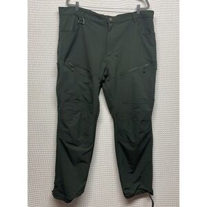NEW Baerskin Trousers Mens Size 2XL Dark Green Tactical Cargo Pocket Stretch